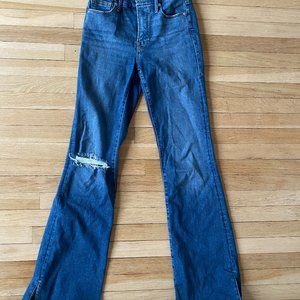 Good American Good Flare stretch jeans